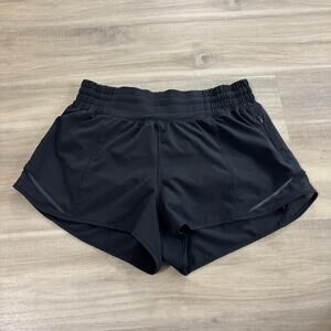 Lululemon Hotty Hot Short High-Rise 2.5" Women Size 6 Black